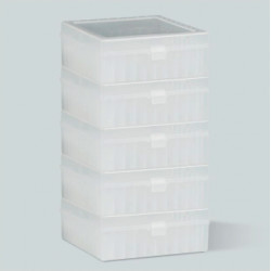 Bel-Art 100-Place Plastic Freezer Storage Boxes; Natural (Pack of 5) (NGỪNG SẢN XUẤT)