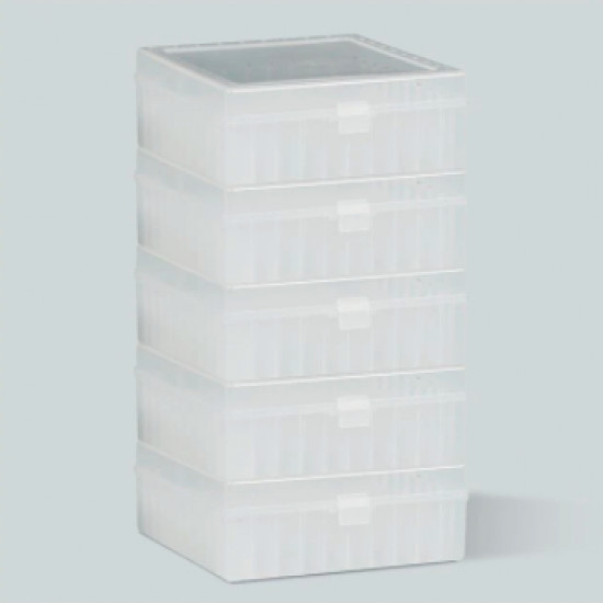 Bel-Art 100-Place Plastic Freezer Storage Boxes; Natural (Pack of 5) (NGỪNG SẢN XUẤT)