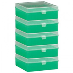 Bel-Art 100-Place Plastic Freezer Storage Boxes; Green (Pack of 5) (NGỪNG SẢN XUẤT)