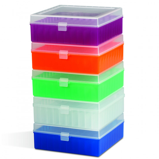 Hộp trữ lạnh 100 vị trí Bel-Art; nhiều màu (Bộ 5 cái)