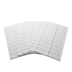 Bel-Art Microscope Slide Tray; 20 Capacity, 13½ x 6 ⅝ in., Plastic (Pack of 6)