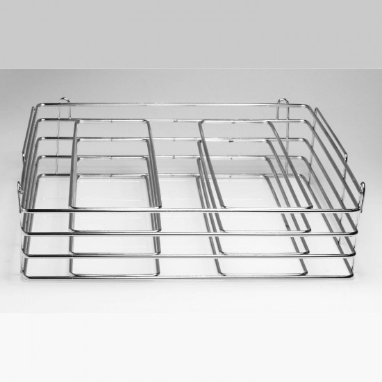 Bel-Art ProCulture Stak-A-Tray System; Rack Frame with four center supports, 0.96 in. clearance Bel-Art ProCulture Stak-A-Tray System; Rack Frame with four center supports, 0.96 in. clearance