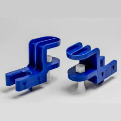 Bel-Art Single Holder Clamps for PiRack Polypropylene Pipettor Holder System (Pack of 2)