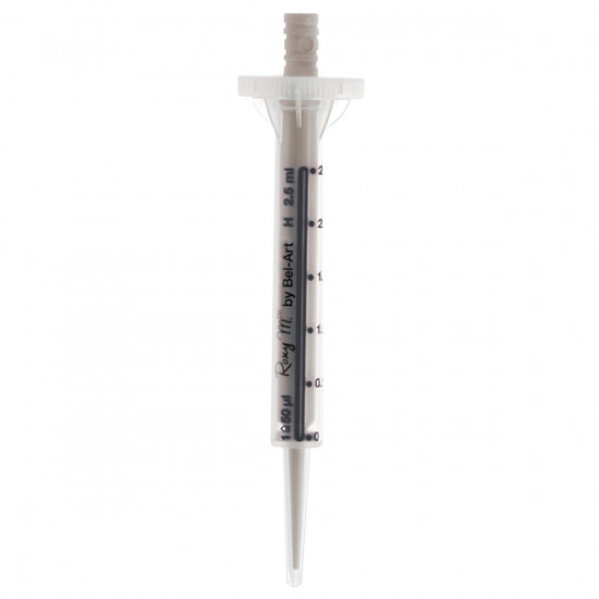 Đầu típ pipet khử trùng Bel-Art Roxy M™ 2.5ml (Hộp 100 cái)