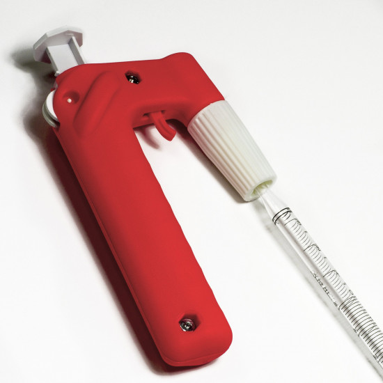 Bel-Art Fast Release Pipette Pump III 25ml Pipettor; Red