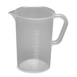 Cốc định mức Bel-Art Tall Form 500ml Polypropylene Graduated Pitcher; vạch chia 10ml