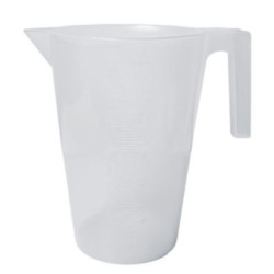 Cốc định mức Bel-Art Tall Form 3000ml Polypropylene Graduated Pitcher; vạch chia 50ml