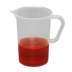 Cốc định mức Bel-Art Tall Form 5000ml Polypropylene Graduated Pitcher; vạch chia 100ml