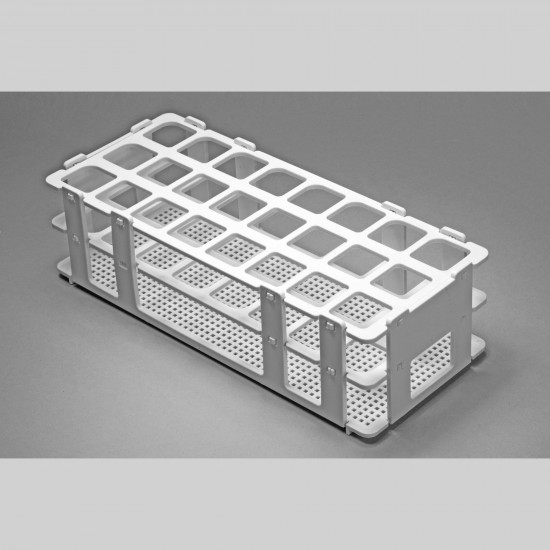 Khay đựng ống nghiệm Bel-Art No-Wire Test Tube Rack; dành cho ống 20-25mm, 24 vị trí, màu trắng Khay đựng ống nghiệm Bel-Art No-Wire Test Tube Rack; dành cho ống 20-25mm, 24 vị trí, màu trắng