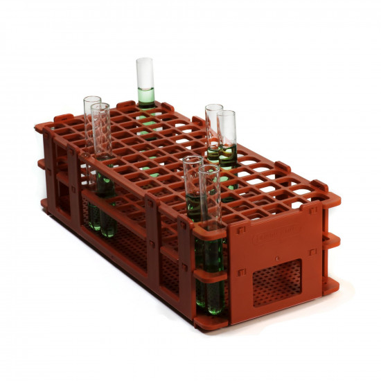 Khay đựng ống nghiệm Bel-Art No-Wire Test Tube Rack; dành cho ống 10-13mm, 90 vị trí, màu đỏ Khay đựng ống nghiệm Bel-Art No-Wire Test Tube Rack; dành cho ống 10-13mm, 90 vị trí, màu đỏ