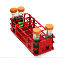 Khay đựng ống nghiệm Bel-Art No-Wire Test Tube Rack; dành cho ống 25-30mm, 21 vị trí, màu đỏ