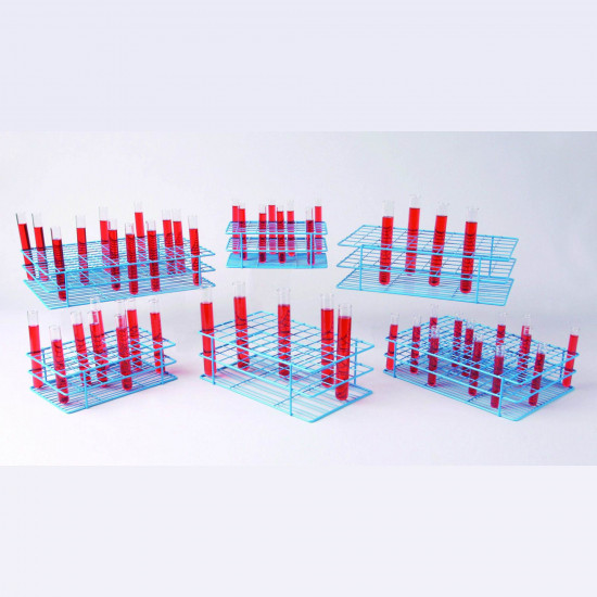 Bel-Art Poxygrid Test Tube Rack; For 13-16mm Tubes, 60 Places