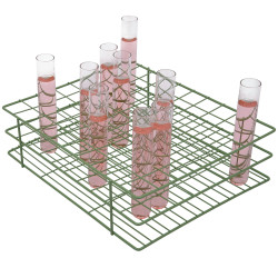 Bel-Art Poxygrid Test Tube Rack; For 20-25mm Tubes, 80 Places, Green (NGƯNG SẢN XUẤT)