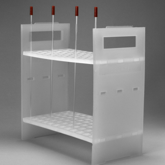 Bel-Art NMR Sample Tube Rack; For 3mm Tubes, 72 Places