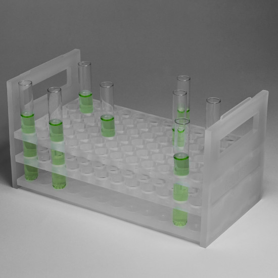 Bel-Art Heavy Duty Test Tube Rack; For 10-13mm Tubes, 72 Places