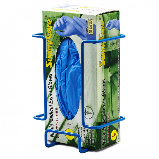 Bel-Art Poxygrid Glove Dispenser Rack; Single Box Holder, 5½ x 4¼ x 8¼ in., Blue Bel-Art Poxygrid Glove Dispenser Rack; Single Box Holder, 5½ x 4¼ x 8¼ in., Blue