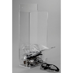 Bel-Art Safety Eyewear Dispenser; Acrylic, 8 x 4 x 19 in.