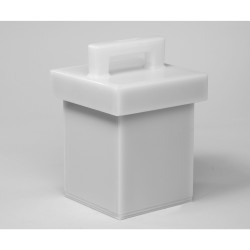 Bel-Art Lead Lined Polyethylene Storage Box; 15L x 15W x 20cmH