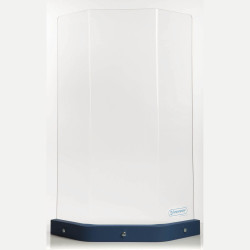 Bel-Art Weighted Safety Shield; 19.6lb, Polycarbonate, 19½ x 6½ x 36 in.