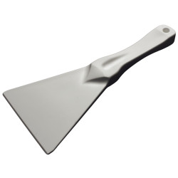 Bel-Art Plastic Triangular Scraper; 9¾ in. Length, 4⅜ in. Blade