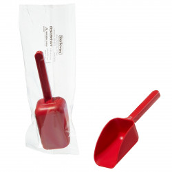 Thìa xúc mẫu khử trùng Bel-Art Pharma, màu đỏ; 125ml (4oz), đóng gói riêng (bộ 100 cái)