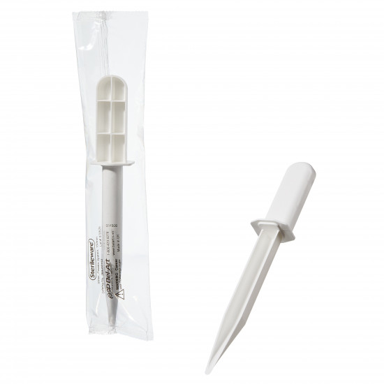 Dao lấy mẫu bột khử trùng Bel-Art; 15cm, màu trắng, đóng gói riêng (bộ 100 cái) Dao lấy mẫu bột khử trùng Bel-Art; 15cm, màu trắng, đóng gói riêng (bộ 100 cái)