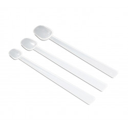 Bel-Art Earth-Friendly Long Handle Sampling Spoon; 2.46ml (½ tsp), PLA Resin (Pack of 10)