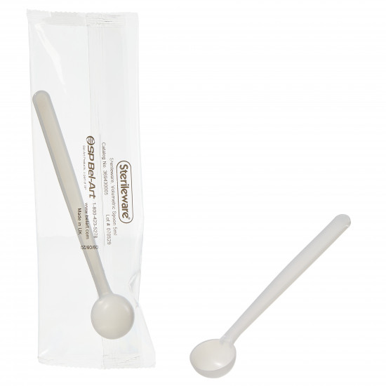 Thìa đong mẫu khử trùng Bel-Art; 5ml, đóng gói riêng (bộ 100 cái) Thìa đong mẫu khử trùng Bel-Art; 5ml, đóng gói riêng (bộ 100 cái)