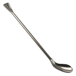 Bel-Art Ellipso-Spoon and Spatula Sampler; 15cm Length, 10ml, Stainless Steel 