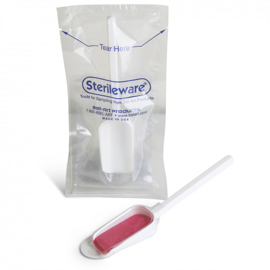 Bel-Art Sterileware Scoop Sampling System; 60ml (2oz), Sterile Plastic, Individually Sealed (Pack of 100) Bel-Art Sterileware Scoop Sampling System; 60ml (2oz), Sterile Plastic, Individually Sealed (Pack of 100)