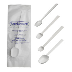 Bel-Art Sterileware Double Bagged Long Handle Sampling Spoons; 1.25ml (¼tsp)