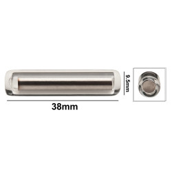 Bel-Art Pyrex® Spinbar® Magnetic Stirring Bar; Glass Encapsulated, 38 x 9.5mm