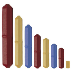 Bel-Art Colour Spinbar® Octagon Magentic Stirring Bar, Yellow; 25 x 8 mm