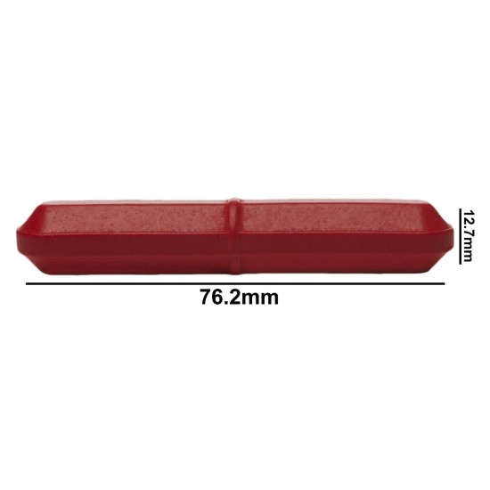 Cá từ Bel-Art Spinbar® Teflon® Octagon; 76.2 x 12.7mm, màu đỏ Cá từ Bel-Art Spinbar® Teflon® Octagon; 76.2 x 12.7mm, màu đỏ