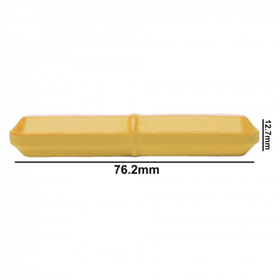 Cá từ Bel-Art Spinbar® Teflon® Octagon; 76.2 x 12.7mm, màu vàng