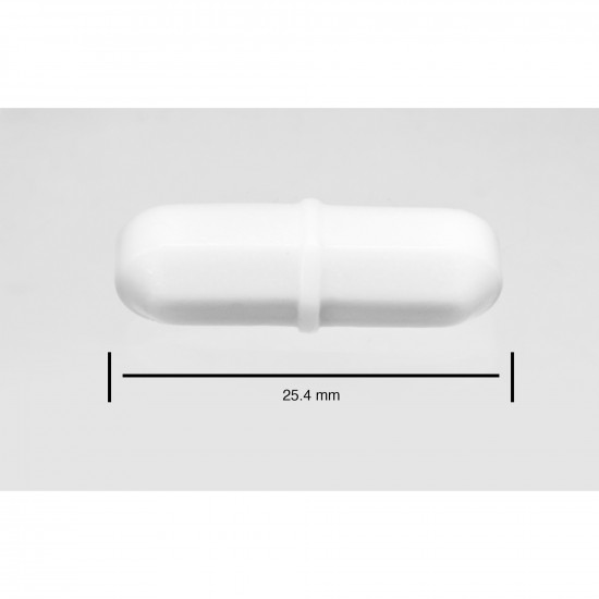 Cá từ Bel-Art Spinbar® Teflon® Octagon; 25.4 x 8mm, màu trắng Cá từ Bel-Art Spinbar® Teflon® Octagon; 25.4 x 8mm, màu trắng