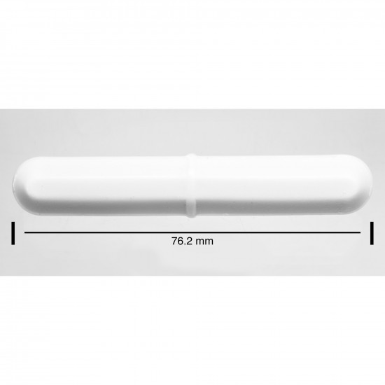 Cá từ Bel-Art Spinbar® Teflon® Octagon; 76.2 x 12.7mm, màu trắng Cá từ Bel-Art Spinbar® Teflon® Octagon; 76.2 x 12.7mm, màu trắng