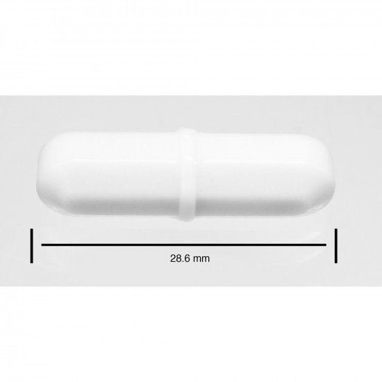 Cá từ Bel-Art Spinbar® Teflon® Octagon; 28.6 x 8mm, màu trắng Cá từ Bel-Art Spinbar® Teflon® Octagon; 28.6 x 8mm, màu trắng