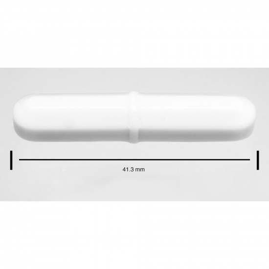 Cá từ Bel-Art Spinbar® Teflon® Octagon; 41.3 x 8mm, màu trắng Cá từ Bel-Art Spinbar® Teflon® Octagon; 41.3 x 8mm, màu trắng