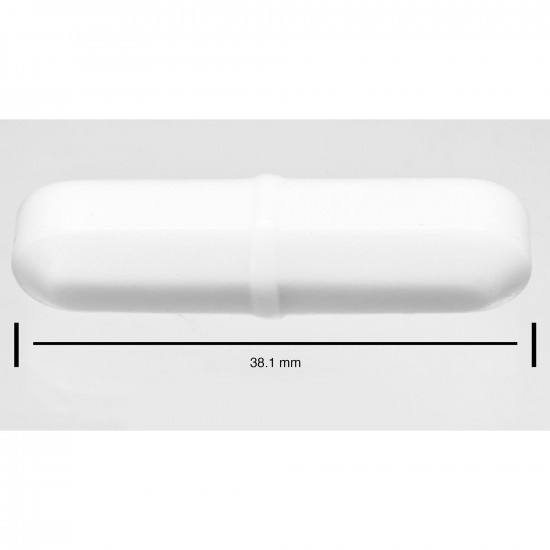 Cá từ Bel-Art Spinbar® Teflon® Octagon; 38.1 x 9.5mm, màu trắng Cá từ Bel-Art Spinbar® Teflon® Octagon; 38.1 x 9.5mm, màu trắng