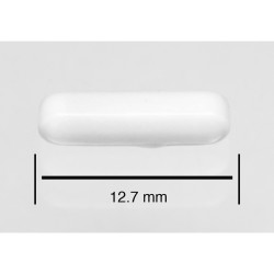 Bel-Art Spinbar® Teflon® Octagon Magnetic Stirring Bar; 12.7 x 3.2mm, White