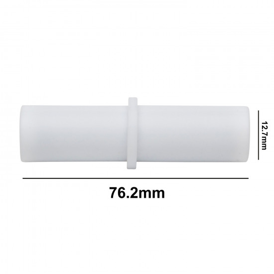 Bel-Art Spinbar® Teflon® Cylindrical Magnetic Stirring Bar; 76.2 x 12.7mm, White