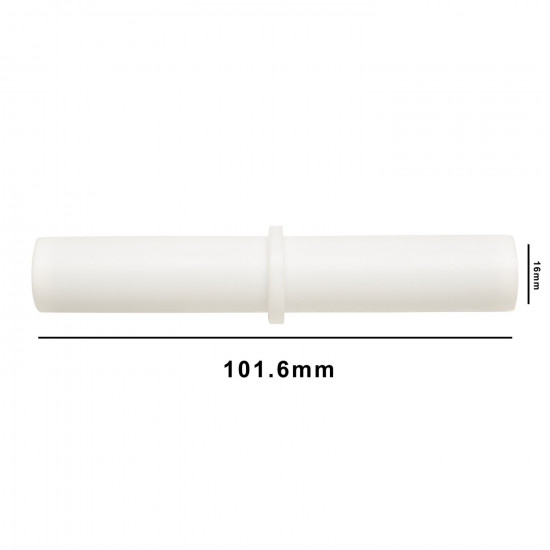 Bel-Art Spinbar® Teflon® Cylindrical Magnetic Stirring Bar; 101.6 x 16mm, White