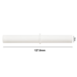 Bel-Art Spinbar® Teflon® Cylindrical Magnetic Stirring Bar; 127.0 x 16mm, White