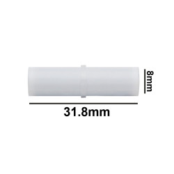 Bel-Art Spinbar® Teflon® Cylindrical Magnetic Stirring Bar; 31.8 x 8mm, White