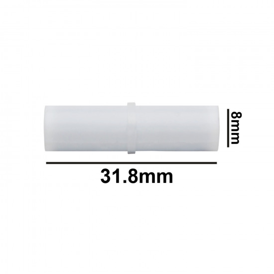Bel-Art Spinbar® Teflon® Cylindrical Magnetic Stirring Bar; 31.8 x 8mm, White