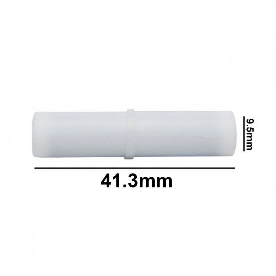 Bel-Art Spinbar® Teflon® Cylindrical Magnetic Stirring Bar; 41.3 x 9.5mm, White