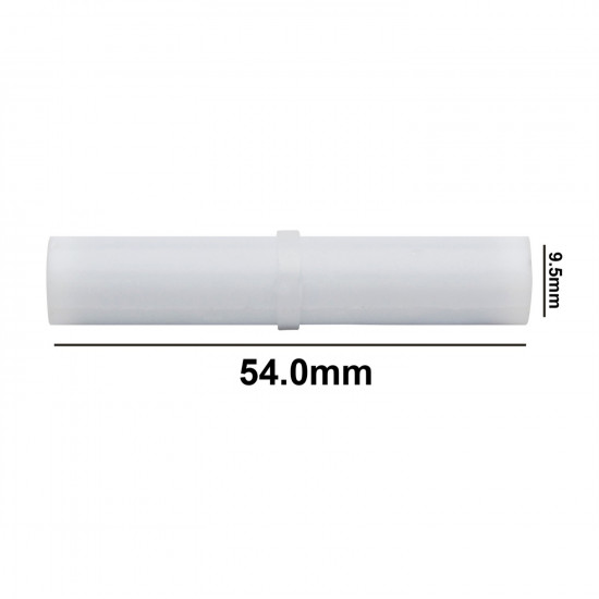 Bel-Art Spinbar® Teflon® Cylindrical Magnetic Stirring Bar; 54.0 x 9.5mm, White