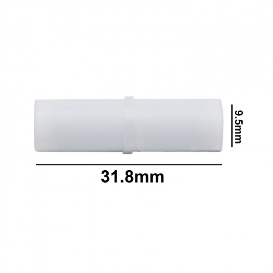 Bel-Art Spinbar® Teflon® Cylindrical Magnetic Stirring Bar; 31.8 x 9.5mm, White