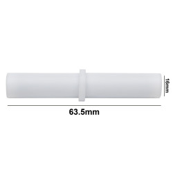 Bel-Art Spinbar® Teflon® Cylindrical Magnetic Stirring Bar; 63.5 x 16mm, White